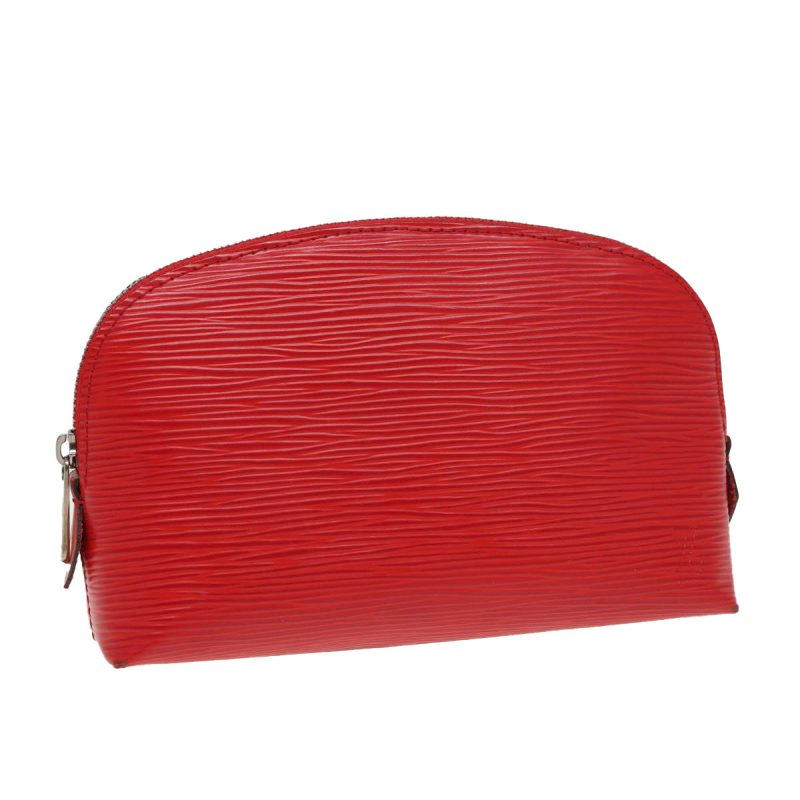 Louis Vuitton Epi Pochette Cosmetic PM Pouch Red M41114  80717