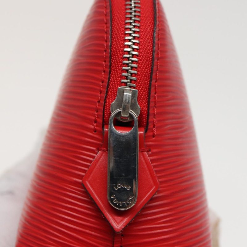 Louis Vuitton Epi Pochette Cosmetic PM Pouch Red M41114  80717 - Image 8