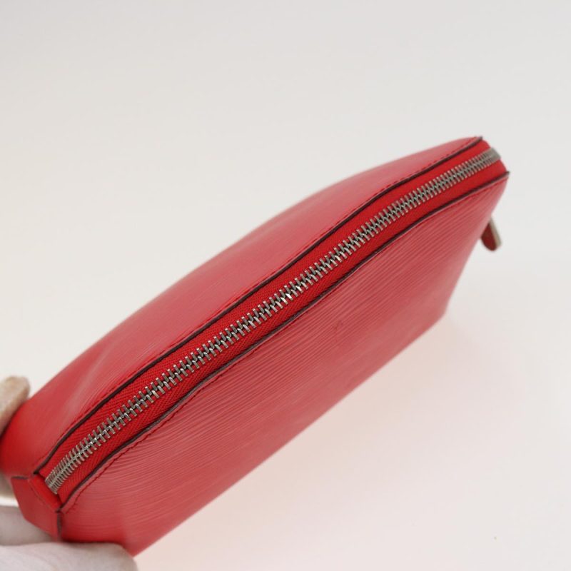 Louis Vuitton Epi Pochette Cosmetic PM Pouch Red M41114  80717 - Image 5