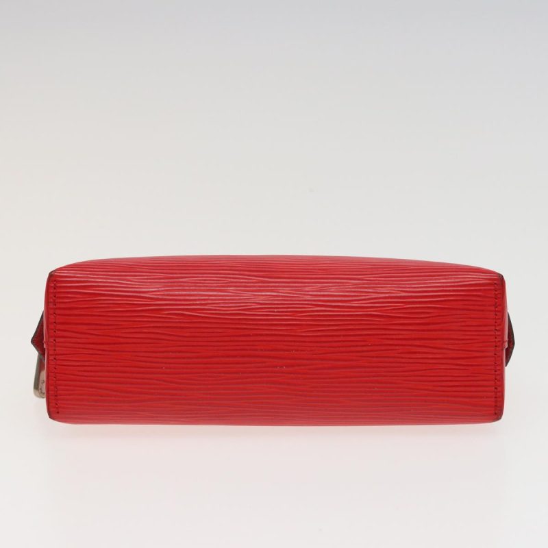 Louis Vuitton Epi Pochette Cosmetic PM Pouch Red M41114  80717 - Image 6