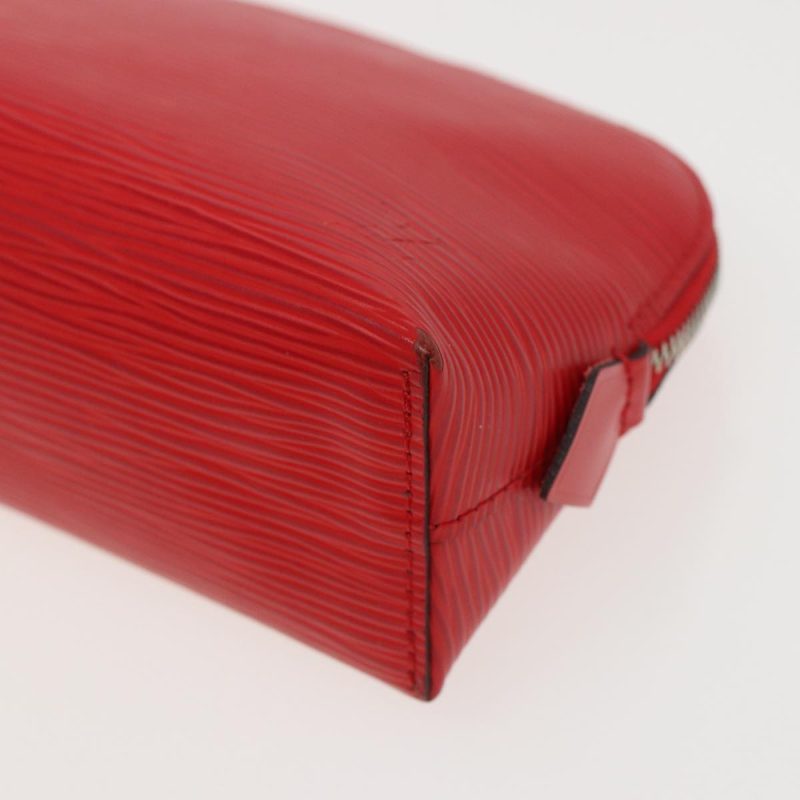 Louis Vuitton Epi Pochette Cosmetic PM Pouch Red M41114  80717 - Image 7