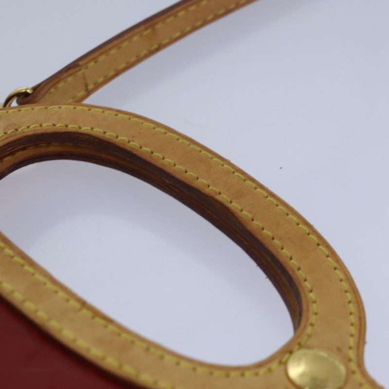Louis Vuitton Monogram Vernis Roxbury Drive Hand Bag 2way Red M91987 Auth 80734 - Image 8