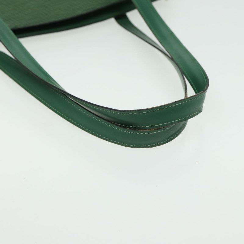 Louis Vuitton Epi Saint Jacques Poignees Long Bag Green M52334  80768 - Image 7