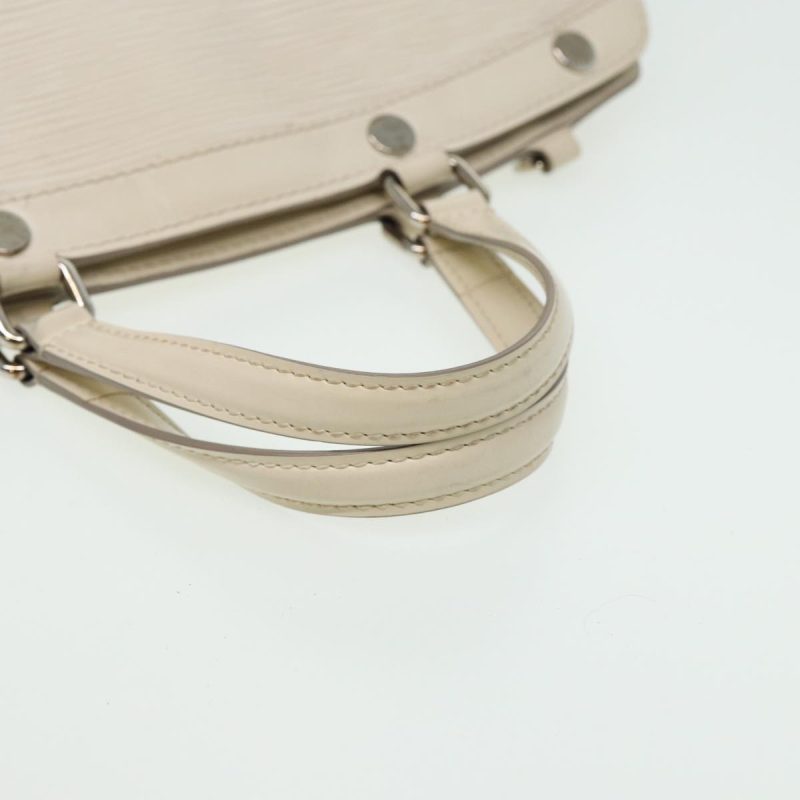 Louis Vuitton Epi Blair MM Hand Bag 2way White Yvoire M40330  80771 - Image 7