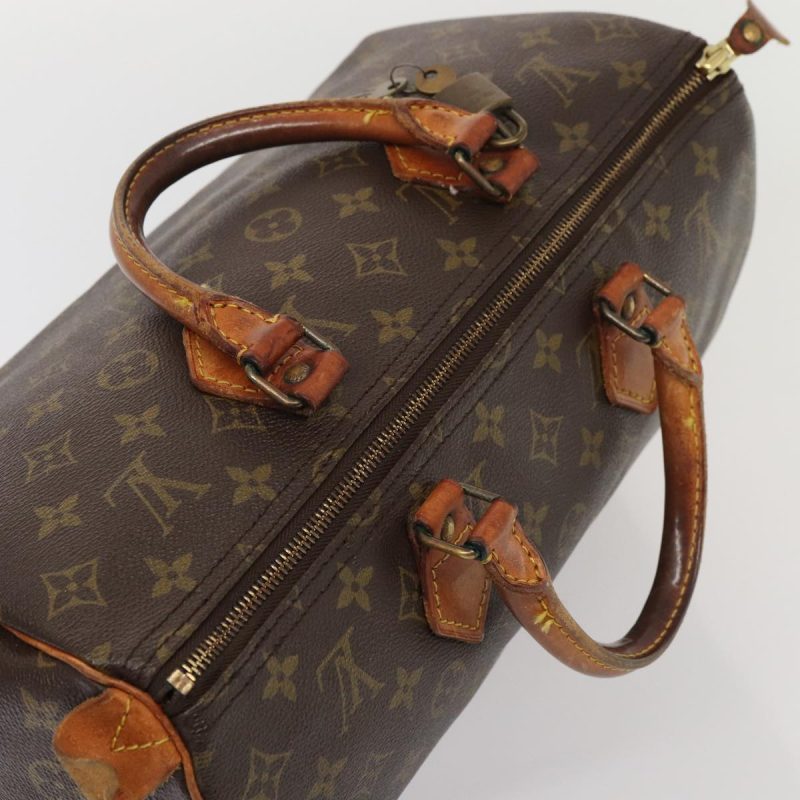 Louis Vuitton Monogram Speedy 35 Hand Bag M41524  80788 - Image 6