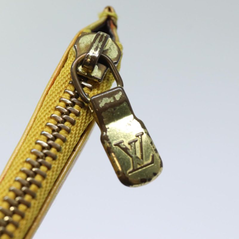 Louis Vuitton Epi Pochette Cles Coin Purse Yellow M63809  81225 - Image 8