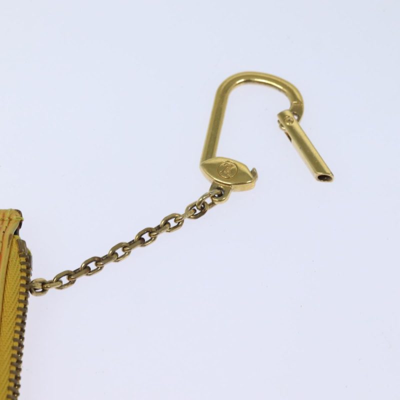 Louis Vuitton Epi Pochette Cles Coin Purse Yellow M63809  81225 - Image 9