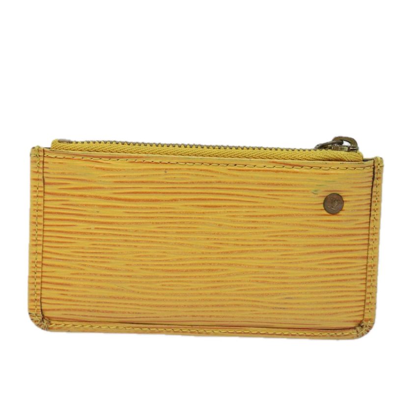 Louis Vuitton Epi Pochette Cles Coin Purse Yellow M63809  81225 - Image 2