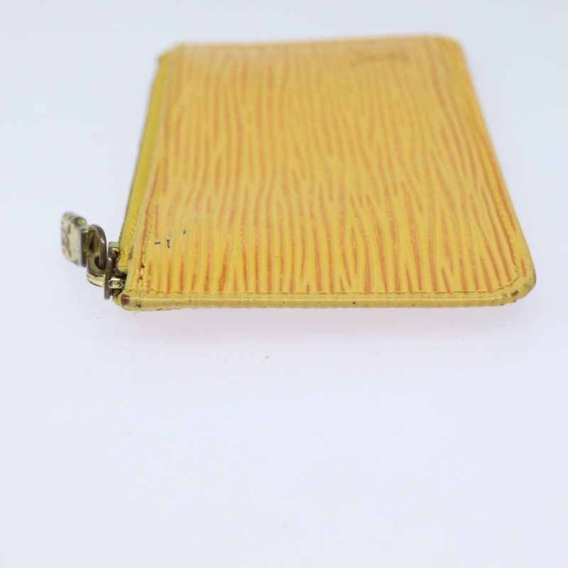 Louis Vuitton Epi Pochette Cles Coin Purse Yellow M63809  81225 - Image 3