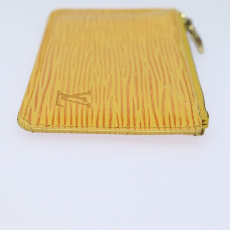 Louis Vuitton Epi Pochette Cles Coin Purse Yellow M63809  81225 - Image 4