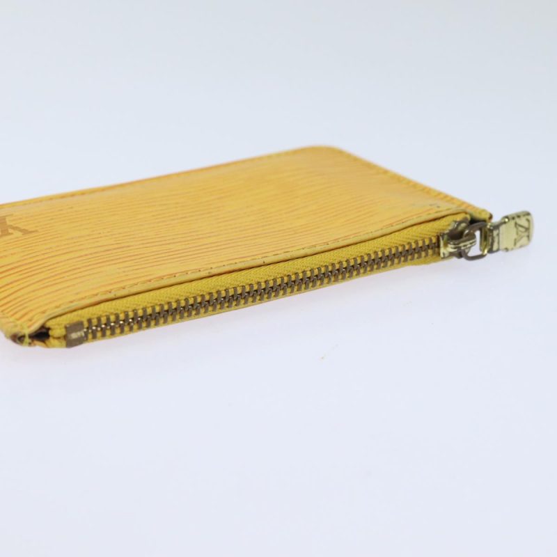 Louis Vuitton Epi Pochette Cles Coin Purse Yellow M63809  81225 - Image 5
