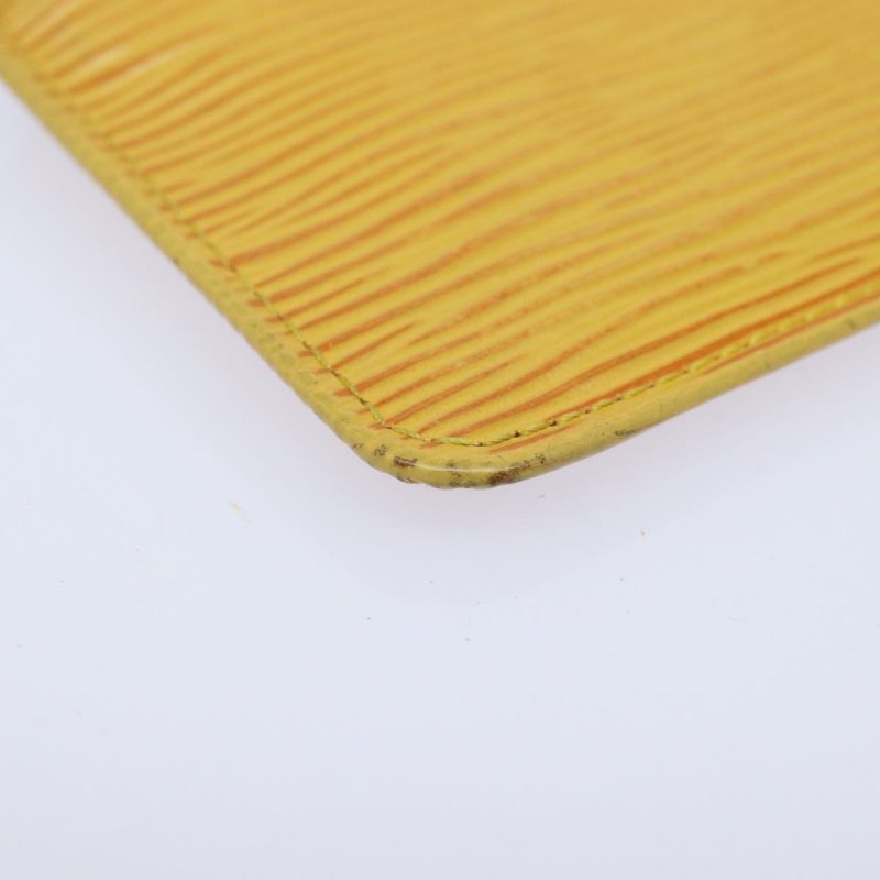 Louis Vuitton Epi Pochette Cles Coin Purse Yellow M63809  81225 - Image 7
