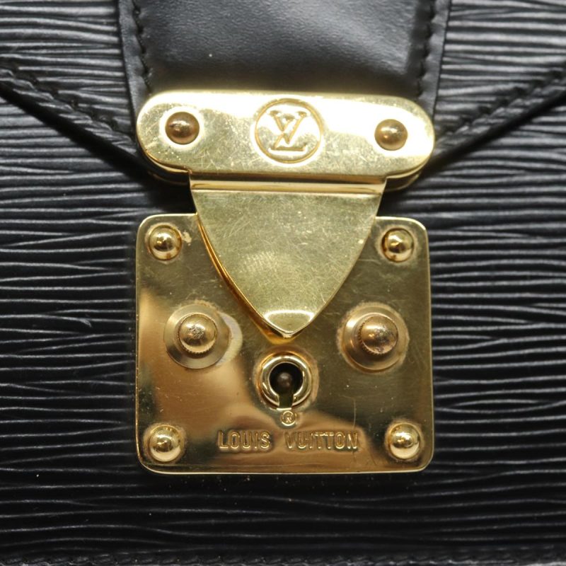 Louis Vuitton Epi Serie Dragonne Hand Bag Black Noir M52612  81256 - Image 9
