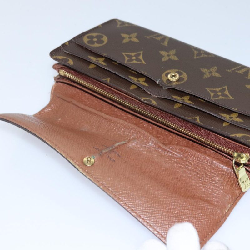 Louis Vuitton Monogram Portefeuille Sarah Long Wallet M60531  81362 - Image 8