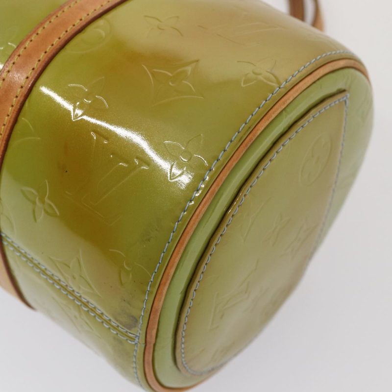 Louis Vuitton Monogram Vernis Bedford Hand Bag Baby Blue M91007  81787 - Image 9