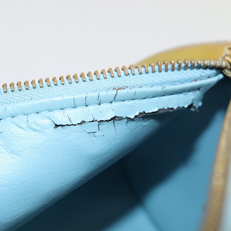 Louis Vuitton Monogram Vernis Bedford Hand Bag Baby Blue M91007  81787 - Image 10
