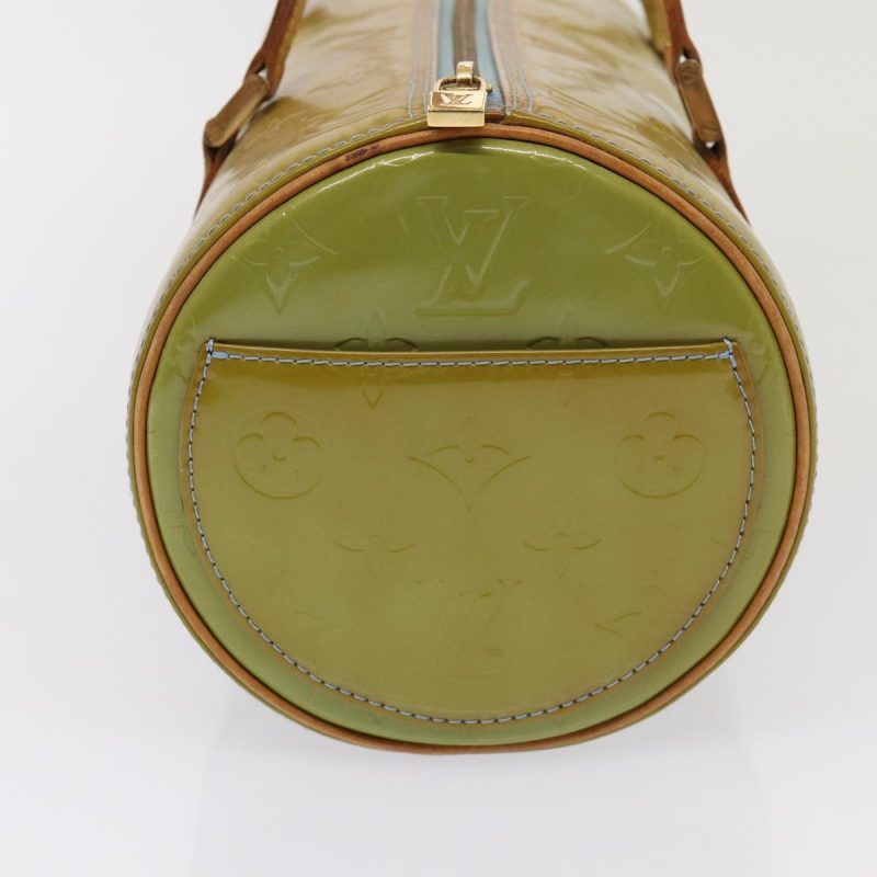 Louis Vuitton Monogram Vernis Bedford Hand Bag Baby Blue M91007  81787 - Image 4