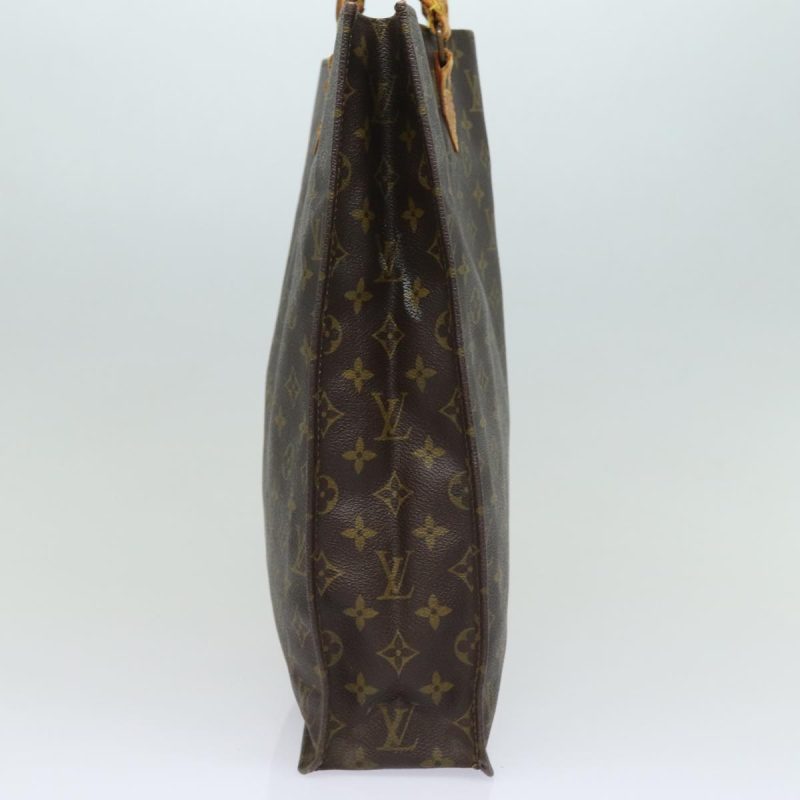 Louis Vuitton Monogram Sac Plat Hand Bag M51140  82089 - Image 4