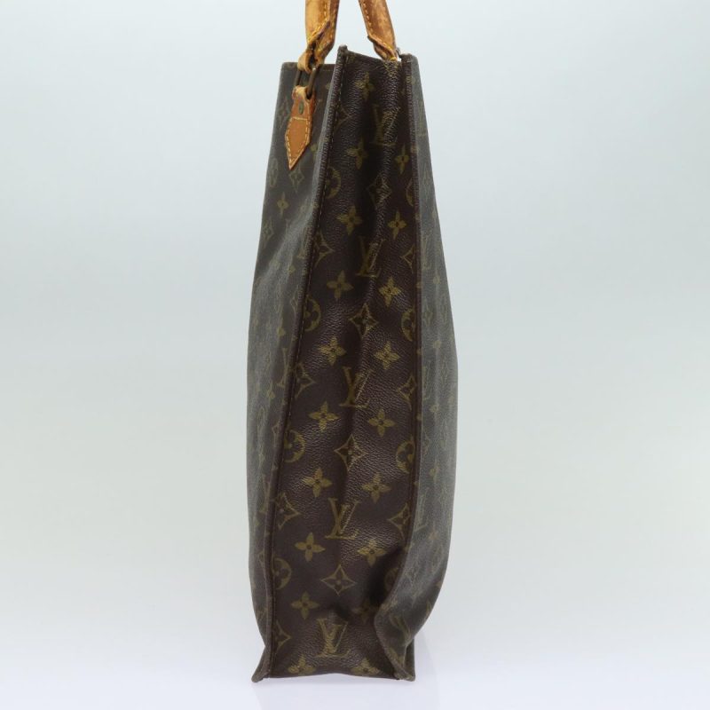 Louis Vuitton Monogram Sac Plat Hand Bag M51140  82089 - Image 6