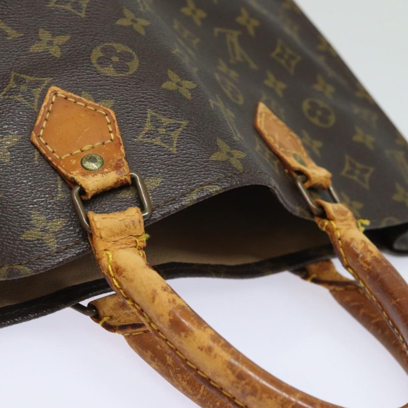 Louis Vuitton Monogram Sac Plat Hand Bag M51140  82089 - Image 7