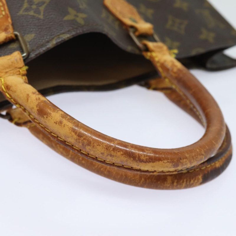 Louis Vuitton Monogram Sac Plat Hand Bag M51140  82089 - Image 8