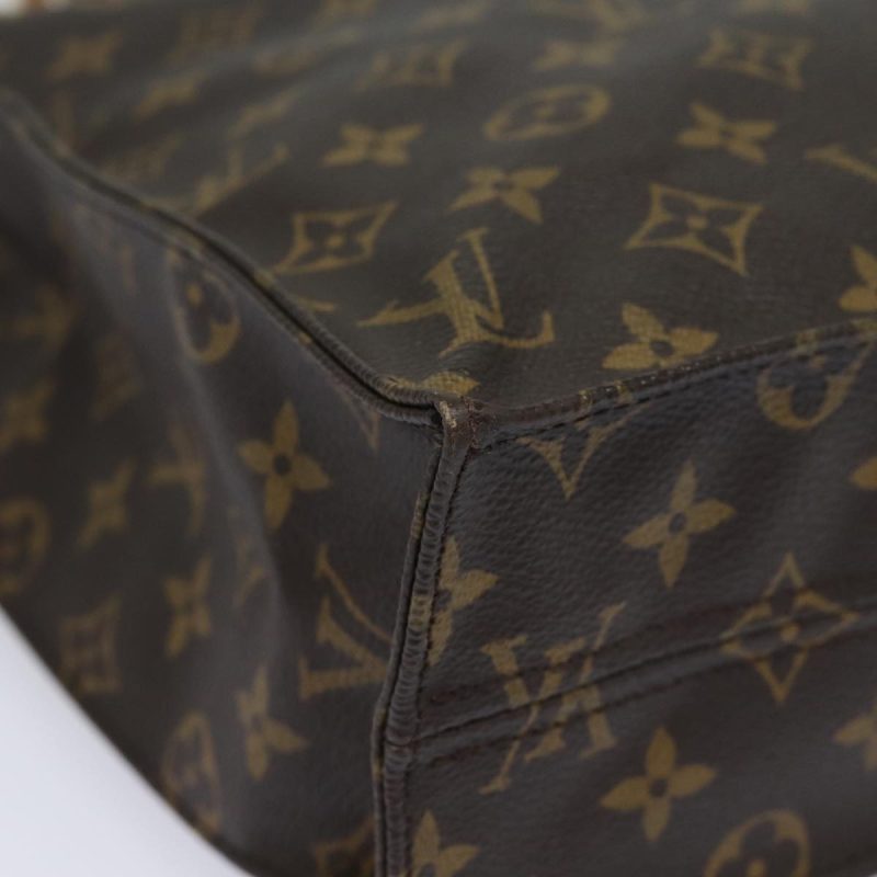 Louis Vuitton Monogram Sac Plat Hand Bag M51140  82090 - Image 10