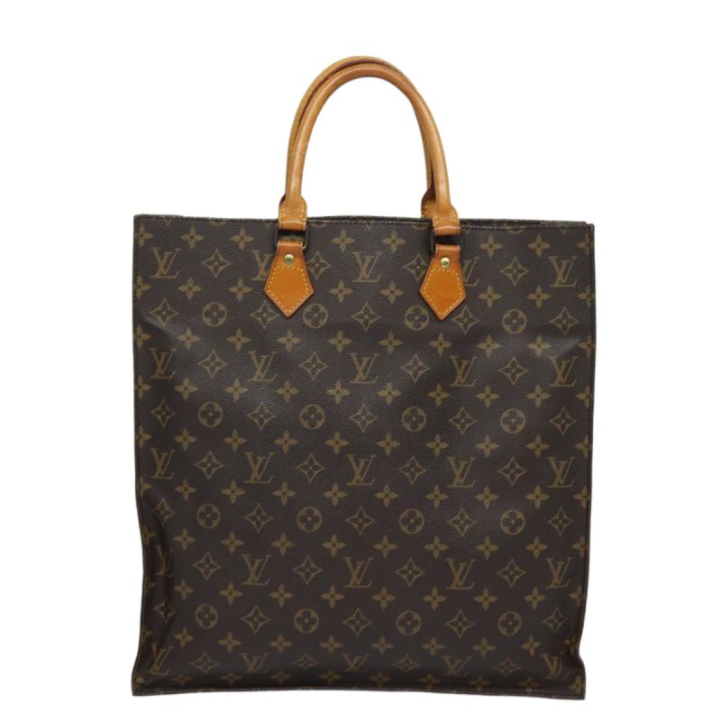 Louis Vuitton Monogram Sac Plat Hand Bag M51140  82090 - Image 3