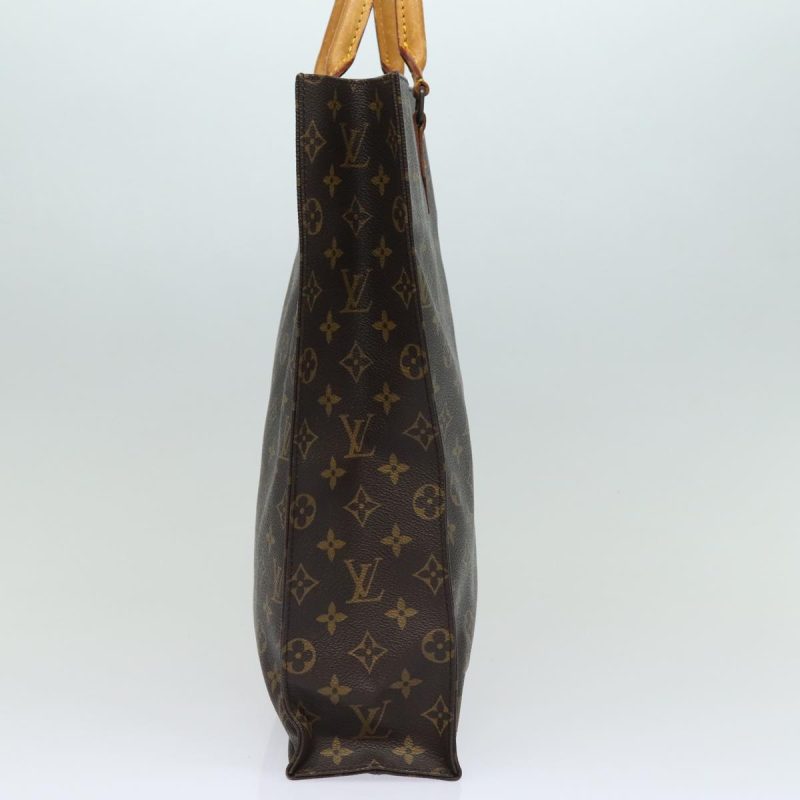 Louis Vuitton Monogram Sac Plat Hand Bag M51140  82090 - Image 4
