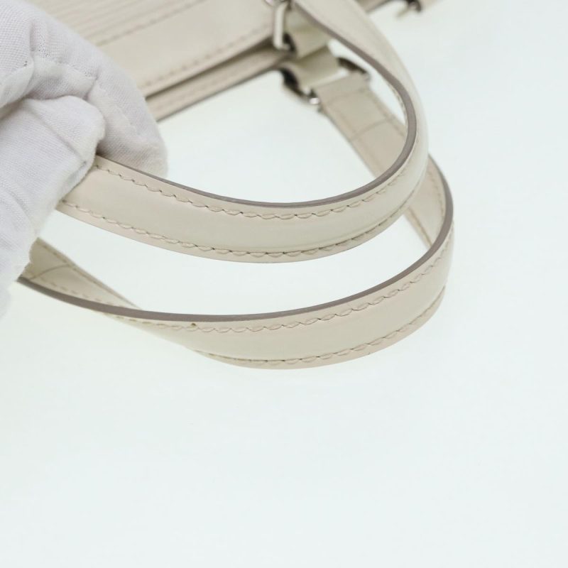 Louis Vuitton Epi Blair MM Hand Bag 2way White Yvoire M40330  84482 - Image 4