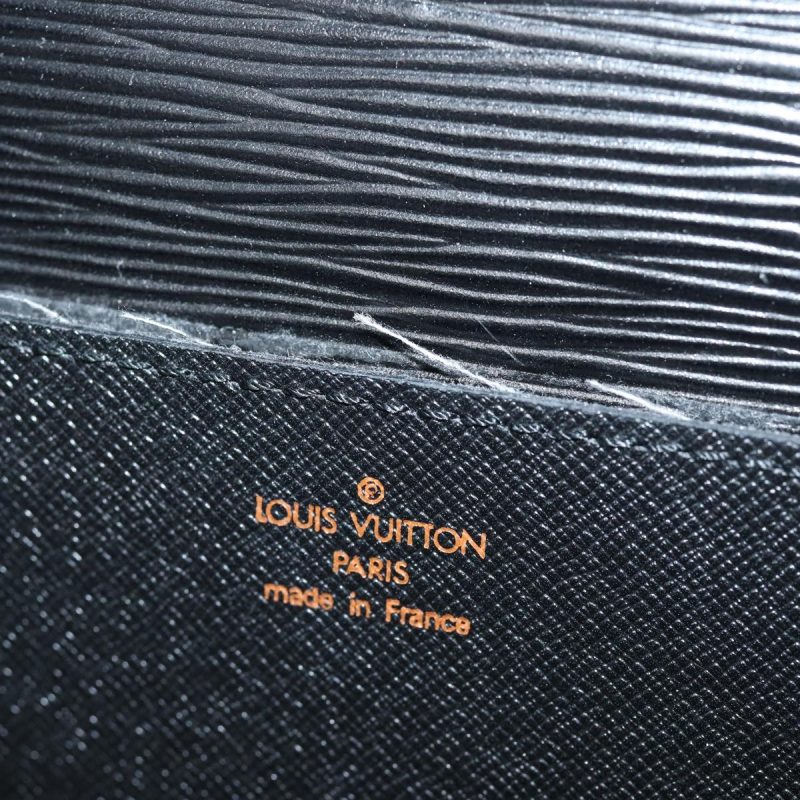 Louis Vuitton Epi Porte Documents Bandouliere Black M54462  84523 - Image 9