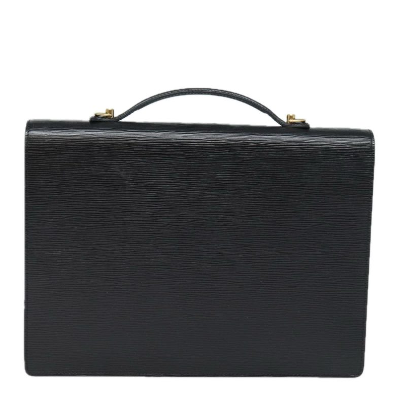 Louis Vuitton Epi Porte Documents Bandouliere Black M54462  84523 - Image 2
