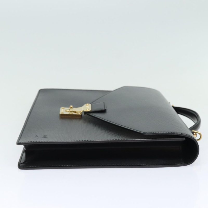 Louis Vuitton Epi Porte Documents Bandouliere Black M54462  84523 - Image 4
