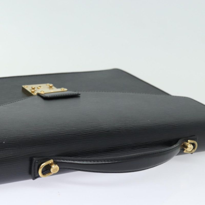 Louis Vuitton Epi Porte Documents Bandouliere Black M54462  84523 - Image 6