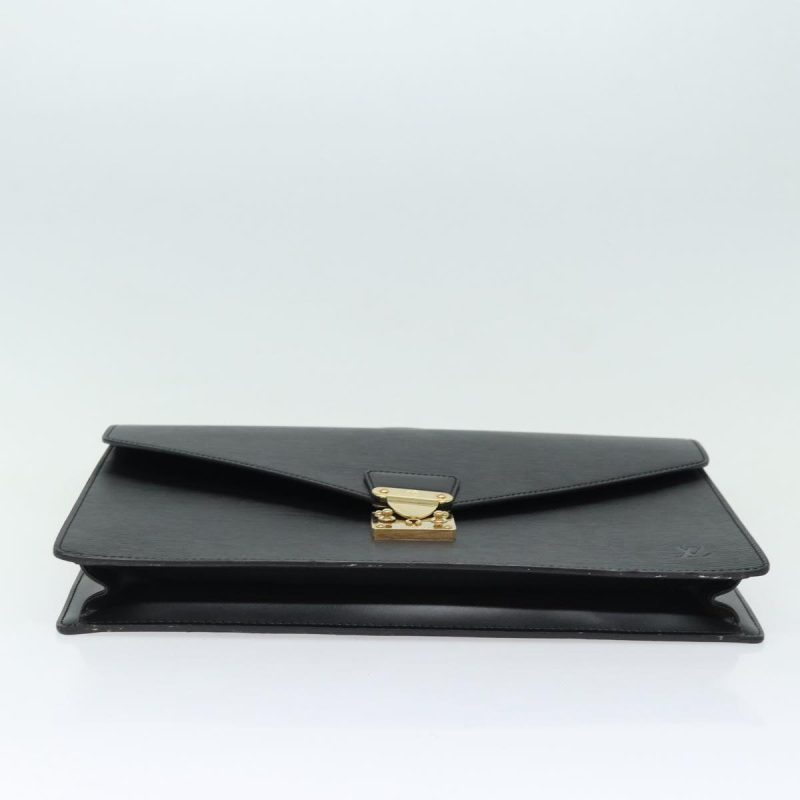 Louis Vuitton Epi Porte Documents Bandouliere Black M54462  84523 - Image 5