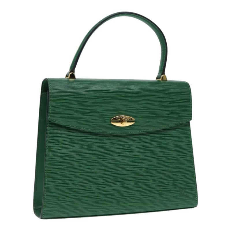 Louis Vuitton Epi Malesherbes Hand Bag Green M52374  84626