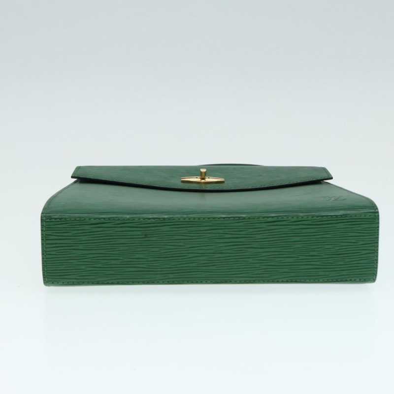 Louis Vuitton Epi Malesherbes Hand Bag Green M52374  84626 - Image 5