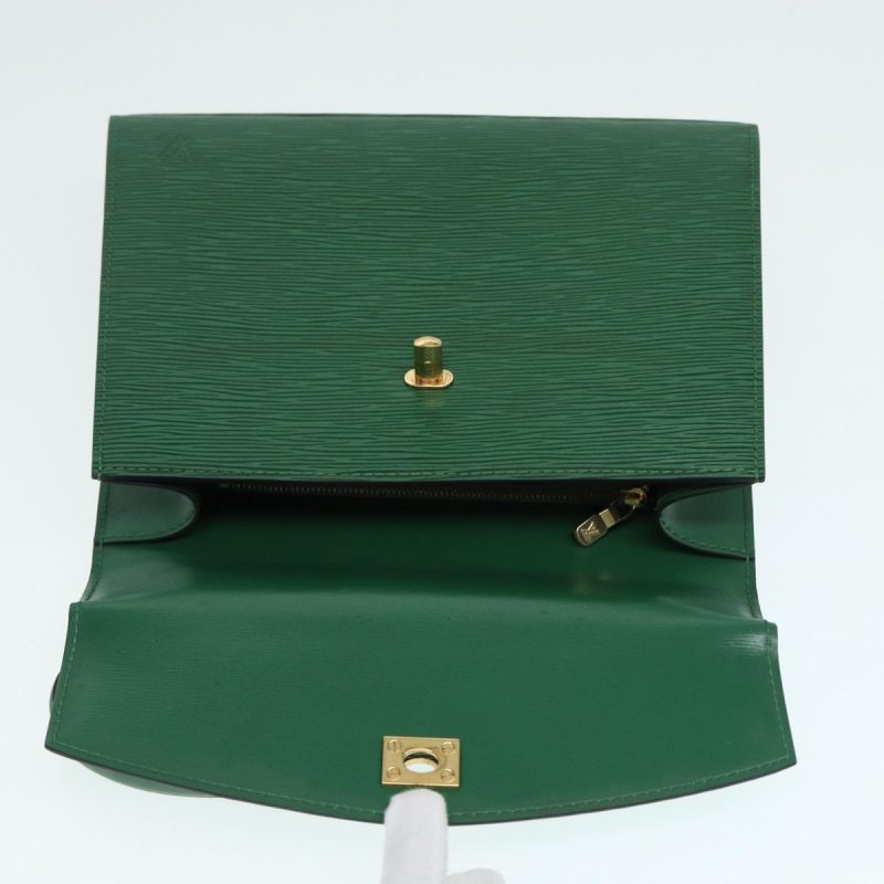 Louis Vuitton Epi Malesherbes Hand Bag Green M52374  84626 - Image 9