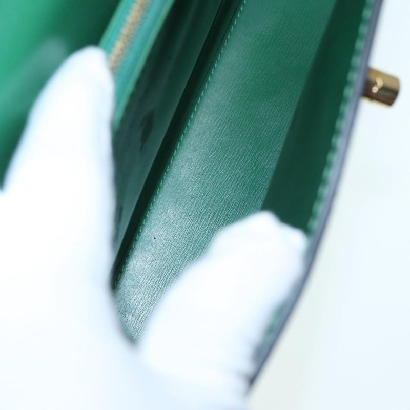 Louis Vuitton Epi Malesherbes Hand Bag Green M52374  84626 - Image 10