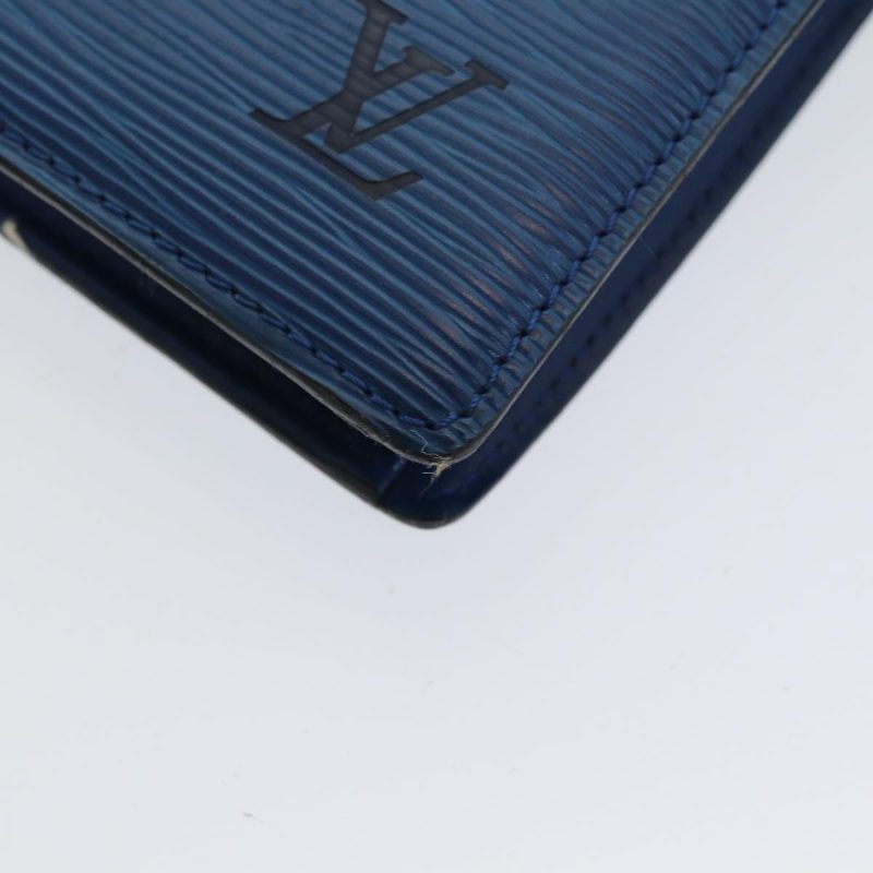 Louis Vuitton Epi Trousse Crete Pouch Blue M48405  85165 - Image 7