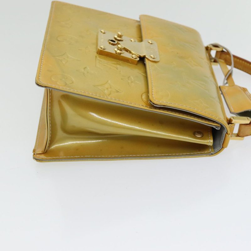 Louis Vuitton Monogram Vernis Spring Street Hand Bag Gris M91029  85186 - Image 3