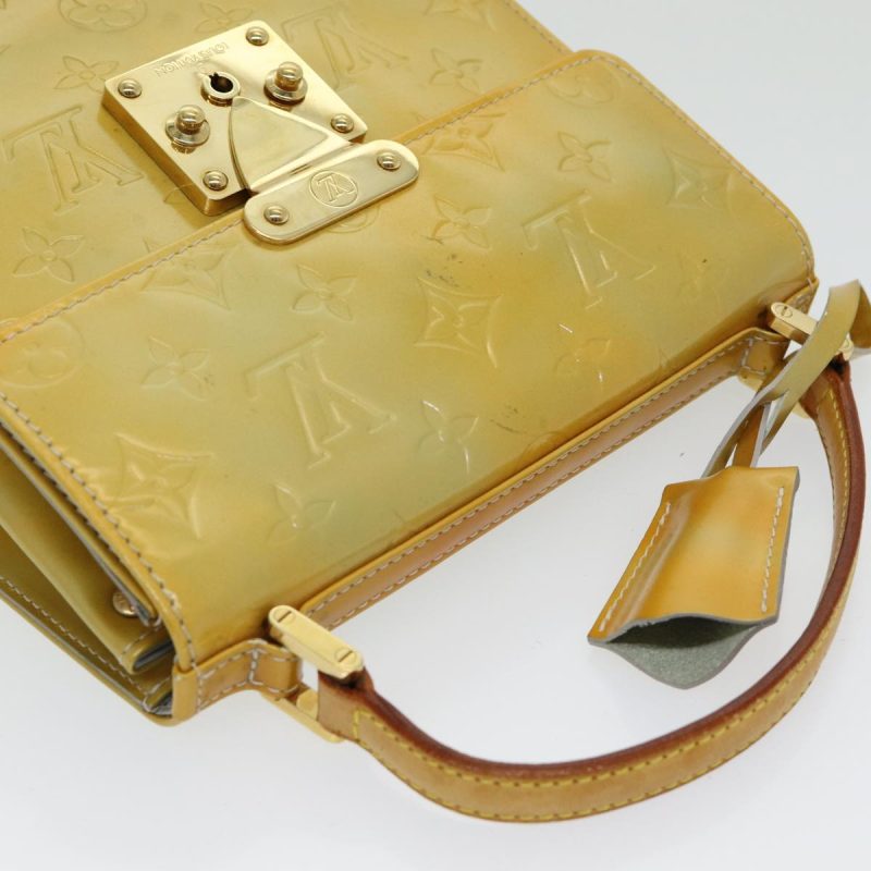 Louis Vuitton Monogram Vernis Spring Street Hand Bag Gris M91029  85186 - Image 6