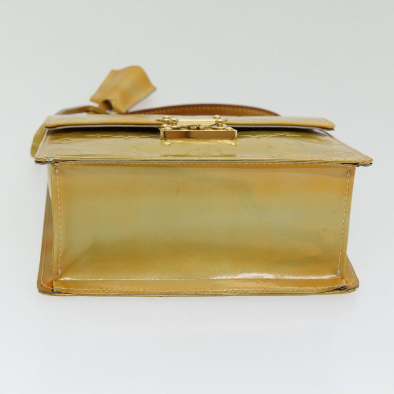 Louis Vuitton Monogram Vernis Spring Street Hand Bag Gris M91029  85186 - Image 5