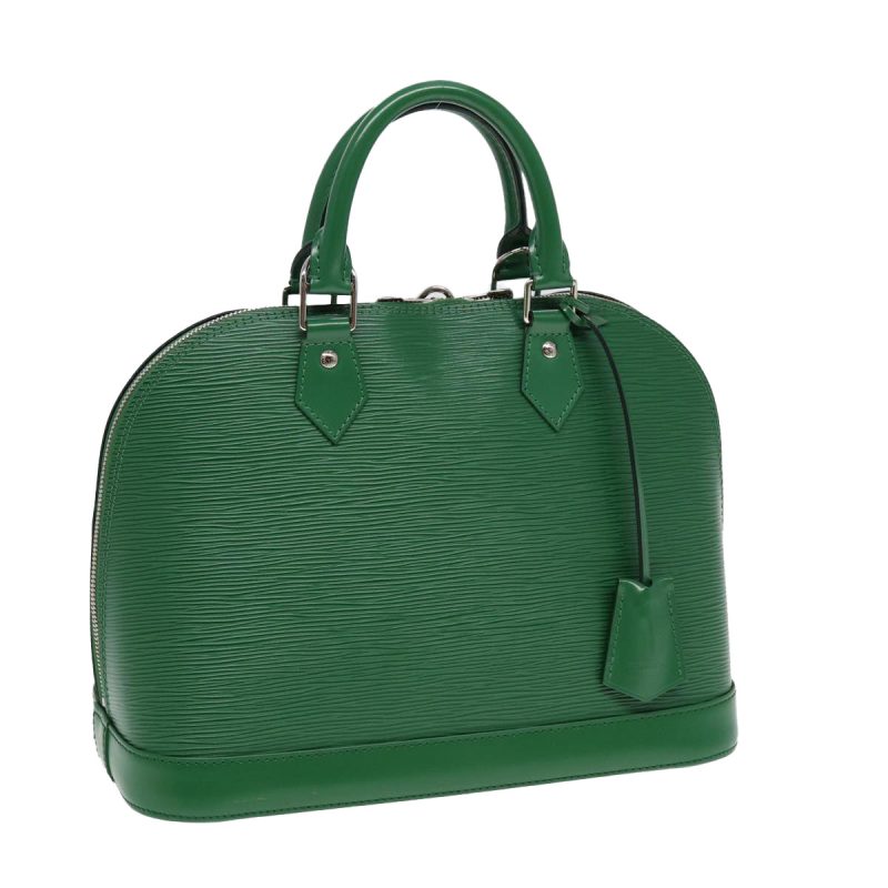 Louis Vuitton Epi Alma PM Hand Bag Green Cloak M40618  85350A
