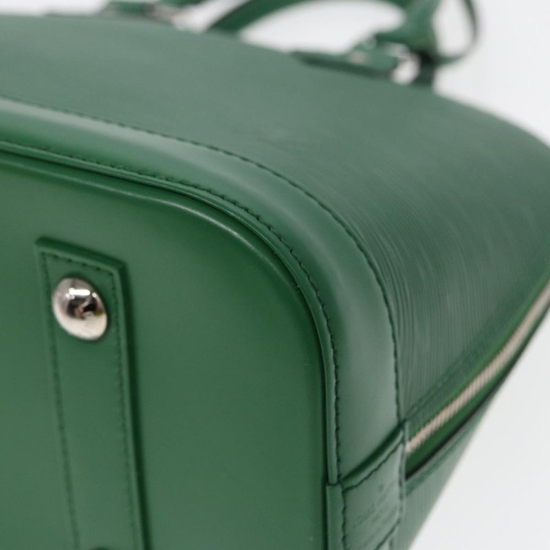 Louis Vuitton Epi Alma PM Hand Bag Green Cloak M40618  85350A - Image 8
