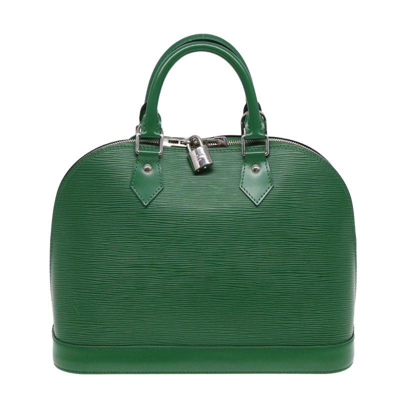 Louis Vuitton Epi Alma PM Hand Bag Green Cloak M40618  85350A - Image 2