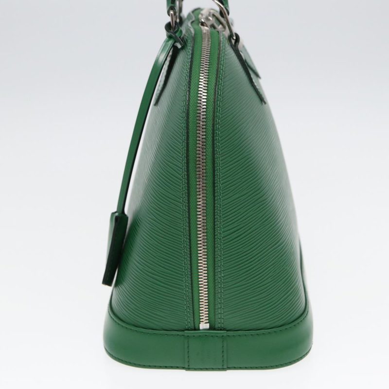 Louis Vuitton Epi Alma PM Hand Bag Green Cloak M40618  85350A - Image 4