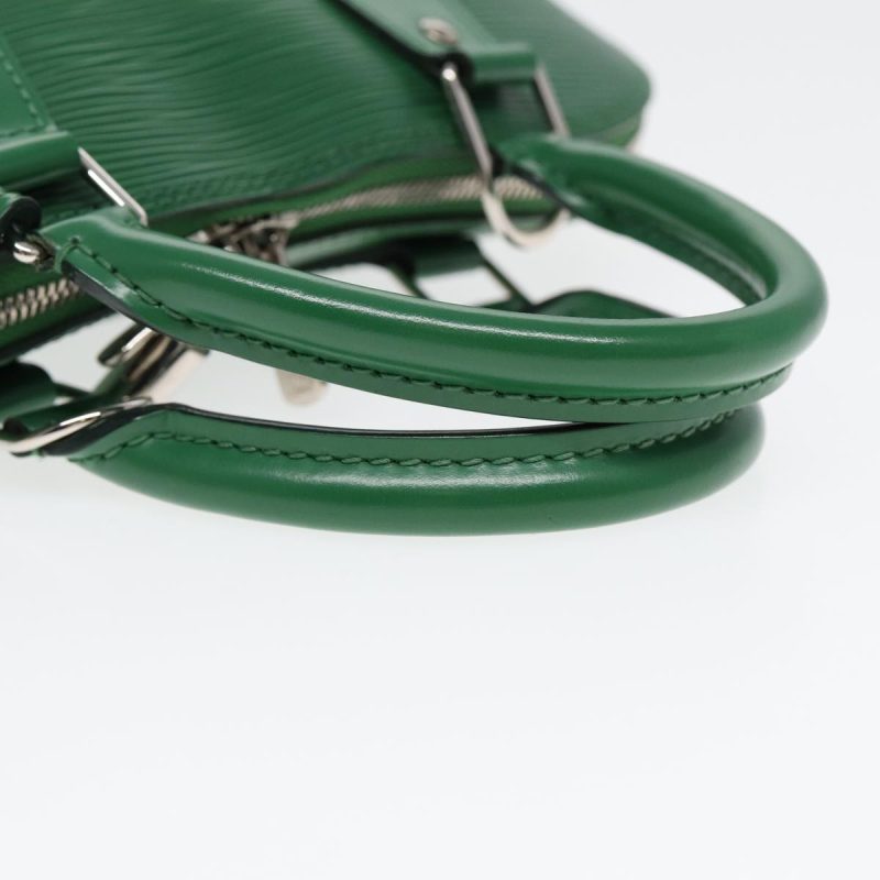 Louis Vuitton Epi Alma PM Hand Bag Green Cloak M40618  85350A - Image 7
