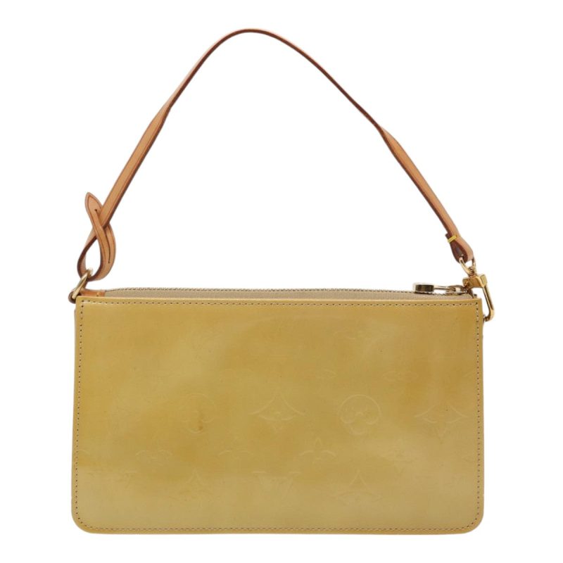 Louis Vuitton Monogram Vernis Lexington Accessory Pouch Beige M91010 Auth 85381 - Image 2