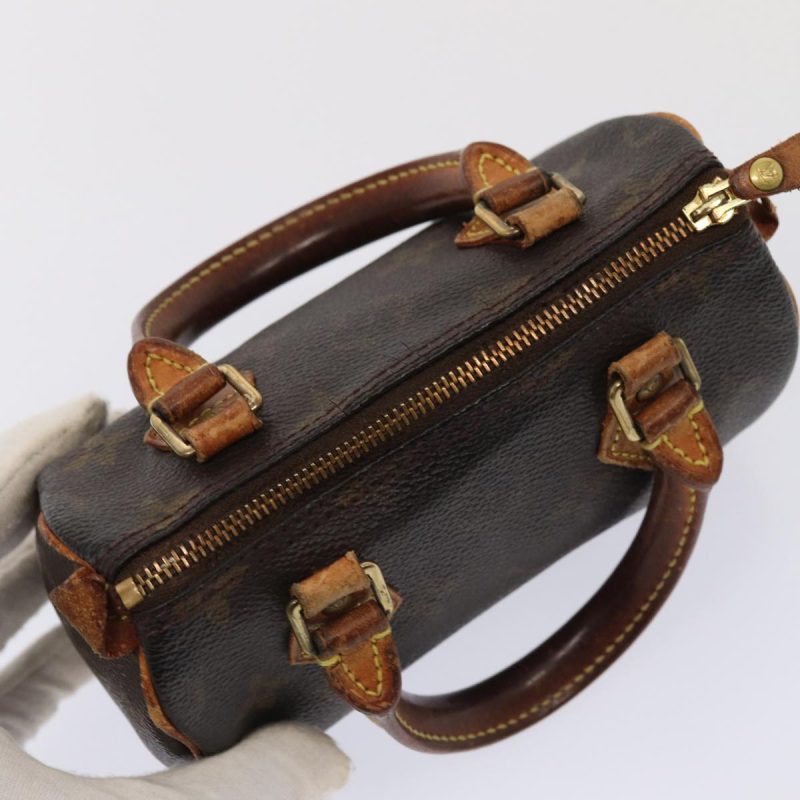 Louis Vuitton Monogram Mini Speedy Hand Bag M41534  85420 - Image 6
