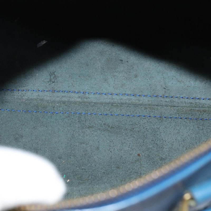 Louis Vuitton Epi Speedy 25 Hand Bag Toledo Blue M43015  85451 - Image 10